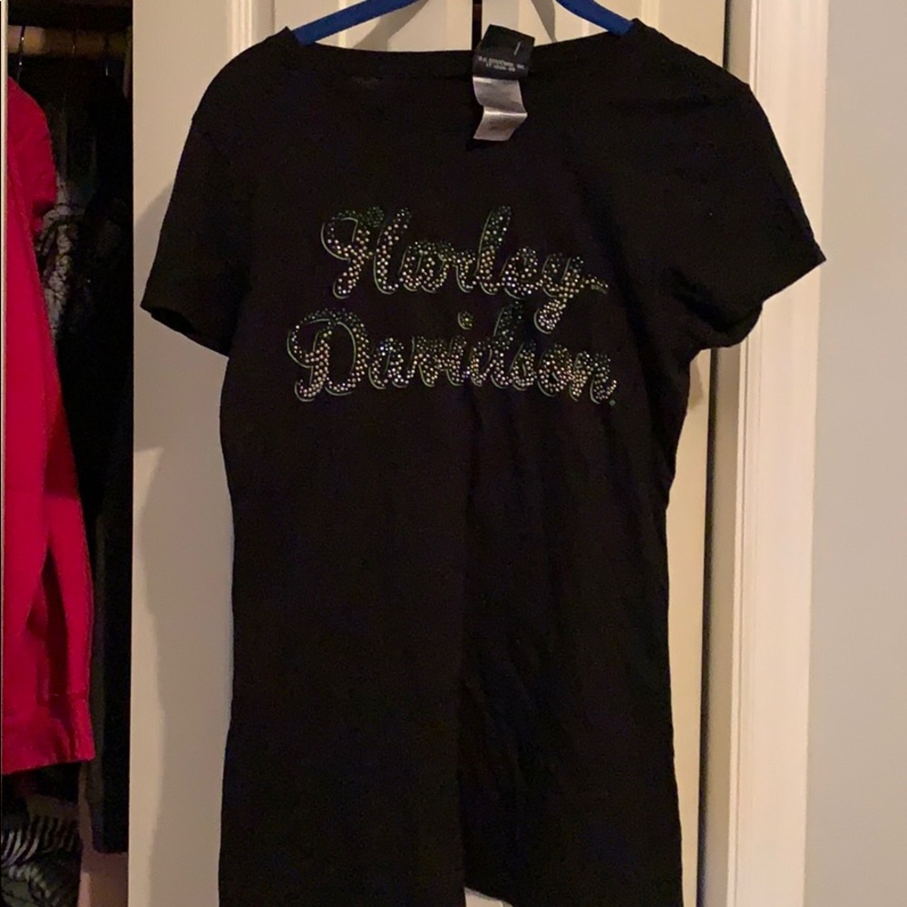 Harley Davidson girls bling shirt